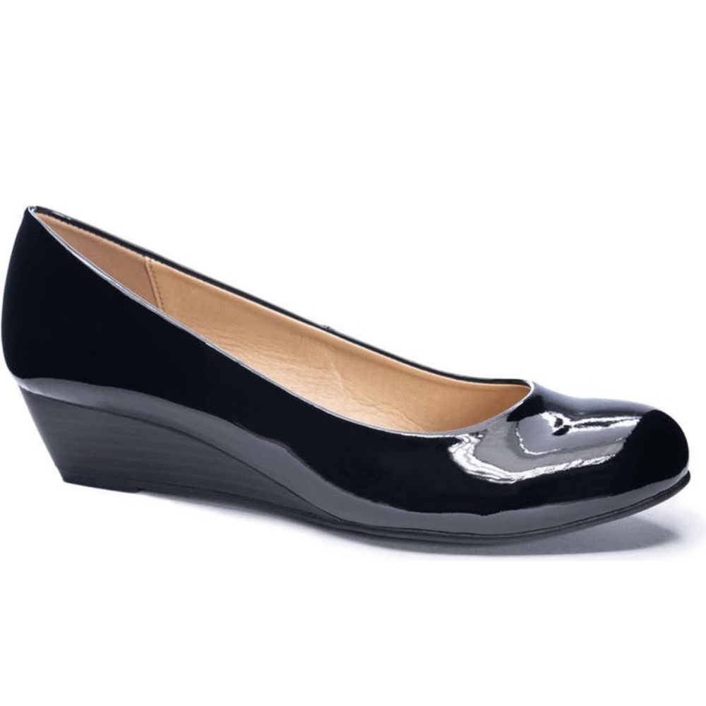 MARCIE PATENT WEDGE PUMP
